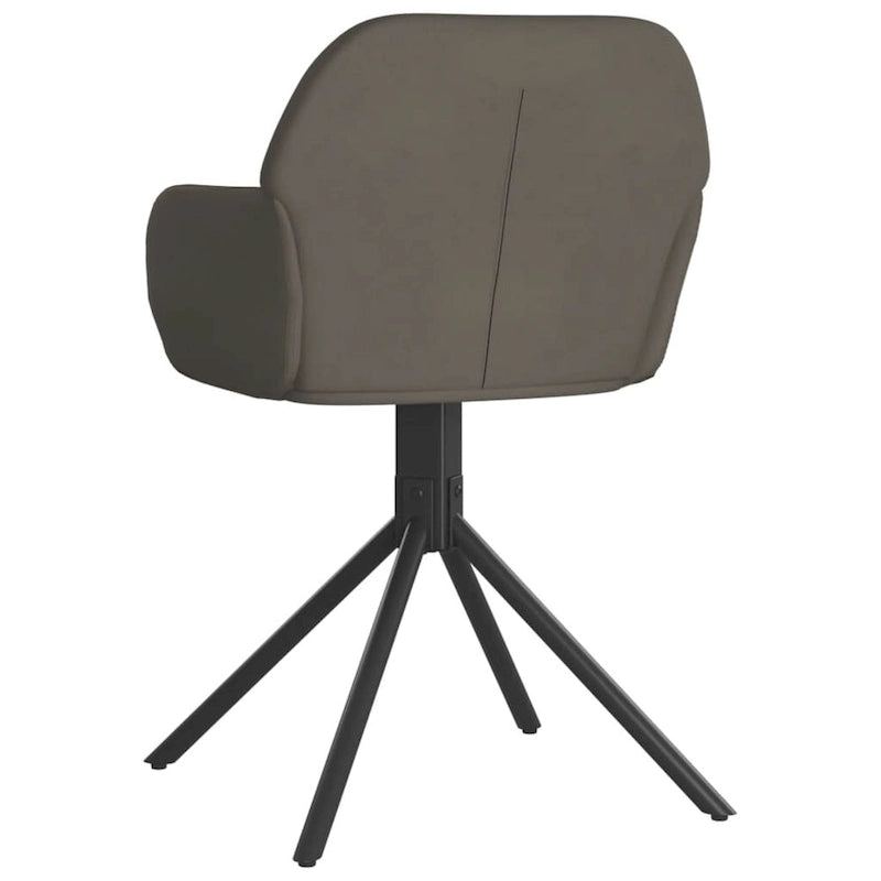vidaXL Esszimmerstühle drehbar 2 Stk. Akzentstuhl für Küche Wohnzimmer Samt - 21.3   x 23   x 31.3
