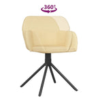 vidaXL Esszimmerstühle drehbar 2 Stk. Akzentstuhl für Küche Wohnzimmer Samt - 21.3   x 23   x 31.3