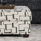 Ottomane mit geometrischem Muster Nason