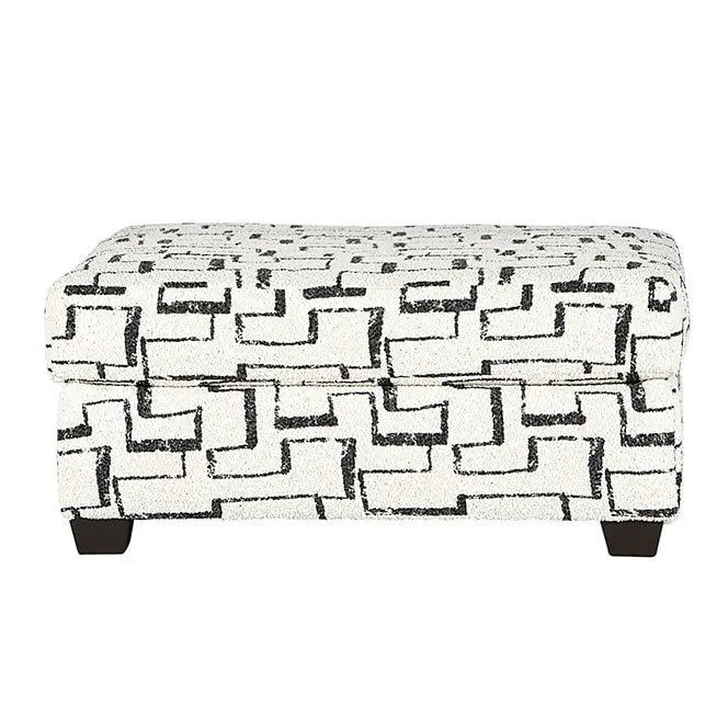 Ottomane mit geometrischem Muster Nason