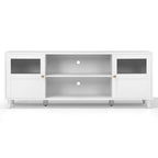 LED TV-Schrank Beleuchtete Medienkonsole, Entertainment-Möbel mit Stauraum – 151,6 cm breit