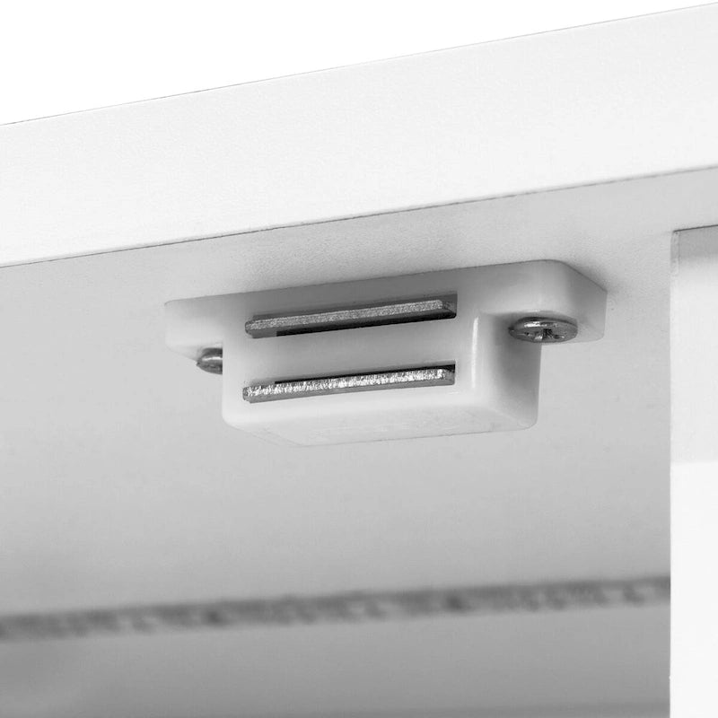 LED TV-Schrank Beleuchtete Medienkonsole, Entertainment-Möbel mit Stauraum – 151,6 cm breit