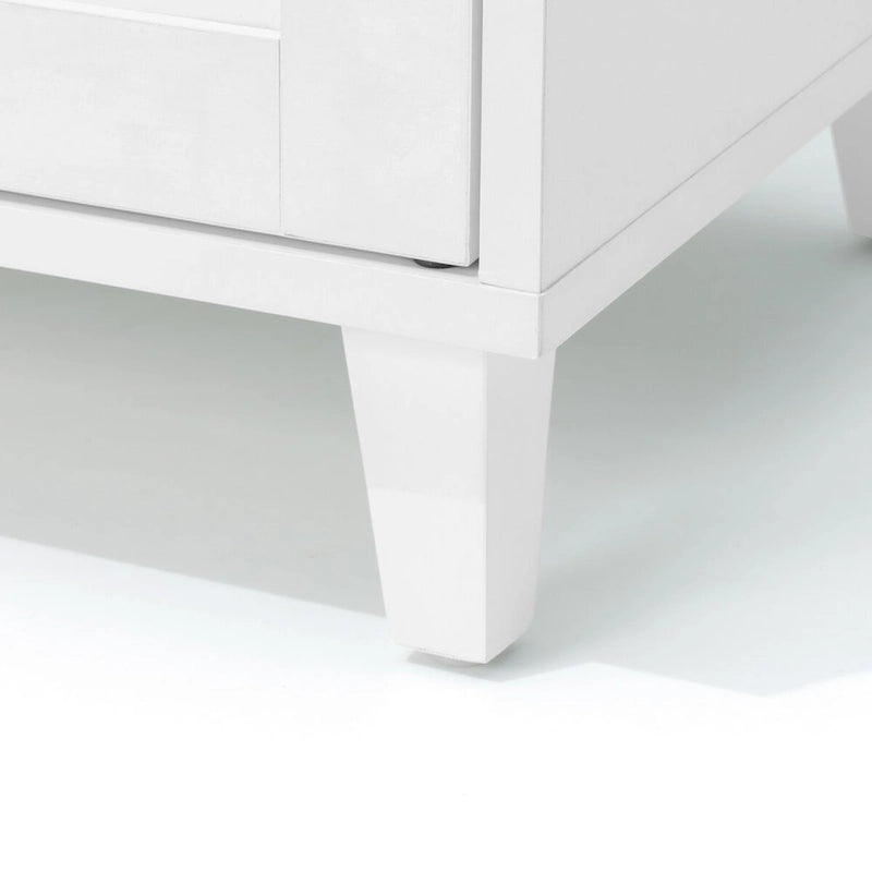 LED TV-Schrank Beleuchtete Medienkonsole, Entertainment-Möbel mit Stauraum – 151,6 cm breit