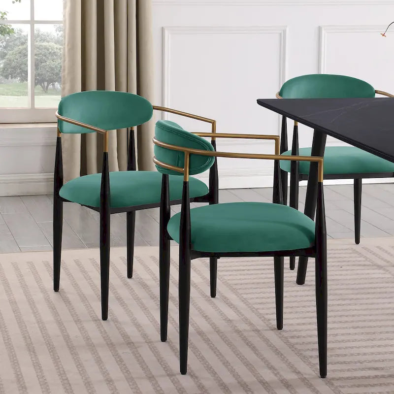 Moderne 2er-Set Esszimmerstühle