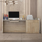 Moderne Bürotisch-Empfangstheke mit Tastaturauszug