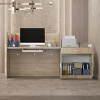 Moderne Bürotisch-Empfangstheke mit Tastaturauszug