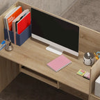 Moderne Bürotisch-Empfangstheke mit Tastaturauszug
