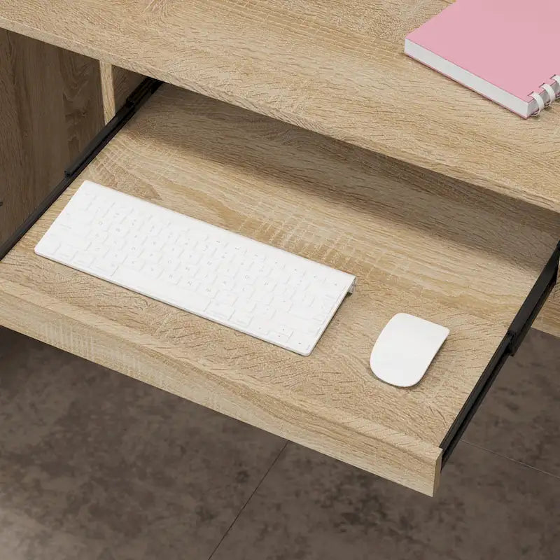 Moderne Bürotisch-Empfangstheke mit Tastaturauszug