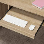 Moderne Bürotisch-Empfangstheke mit Tastaturauszug