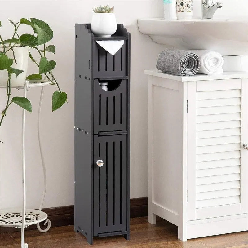 Badezimmerschrank Kleiner Badezimmerschrank für kleine Räume – 17 T x 13 B x 76 H cm