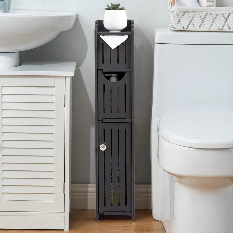 Badezimmerschrank Kleiner Badezimmerschrank für kleine Räume – 17 T x 13 B x 76 H cm
