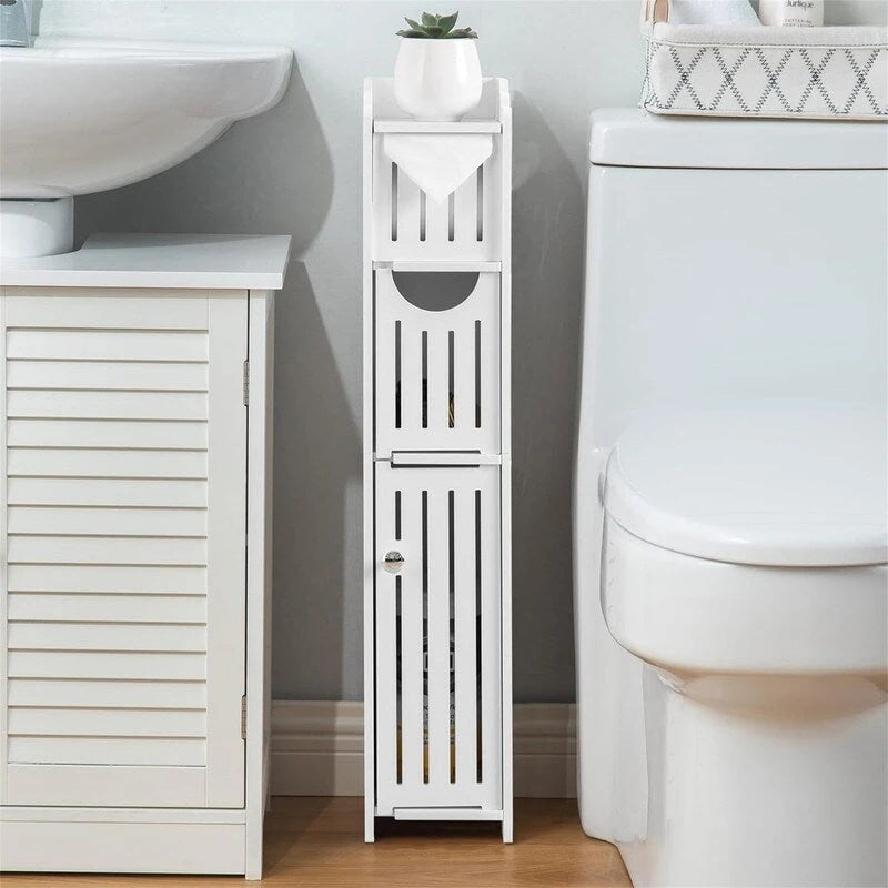 Badezimmerschrank Kleiner Badezimmerschrank für kleine Räume – 17 T x 13 B x 76 H cm