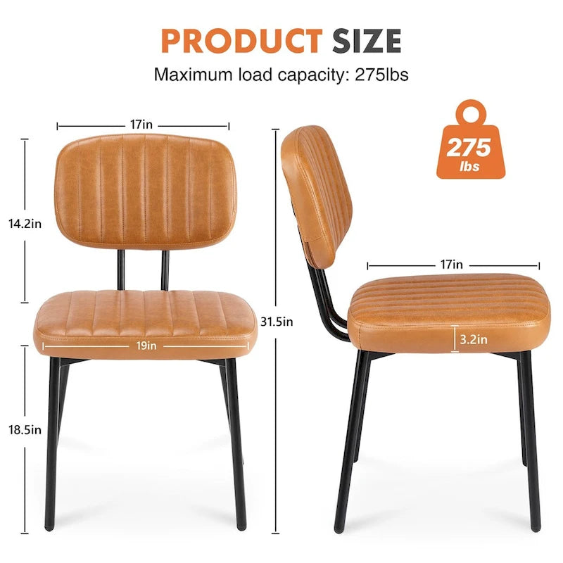 Gepolsterte Esszimmerstühle im Mid-Century Modern Stil für Küche und Esszimmer