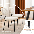 Gepolsterte Esszimmerstühle im Mid-Century Modern Stil für Küche und Esszimmer