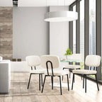 Gepolsterte Esszimmerstühle im Mid-Century Modern Stil für Küche und Esszimmer
