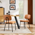 Gepolsterte Esszimmerstühle im Mid-Century Modern Stil für Küche und Esszimmer