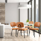 Gepolsterte Esszimmerstühle im Mid-Century Modern Stil für Küche und Esszimmer