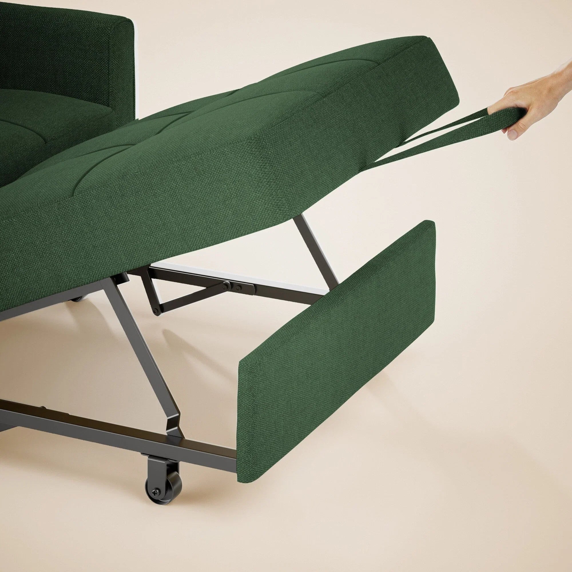 3-in-1 verstellbares Schlafsofa, ausziehbares Sesselsofa, umwandelbares Klappbett für das Wohnzimmer