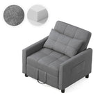 3-in-1 verstellbares Schlafsofa, ausziehbares Sesselsofa, umwandelbares Klappbett für das Wohnzimmer