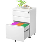 Rollcontainer/Standcontainer mit 3 Schubladen für das Home Office