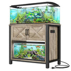 Aquarium-Unterschrank 40–50 Gallonen, Unterschrank für Fischtank mit Steckdosen