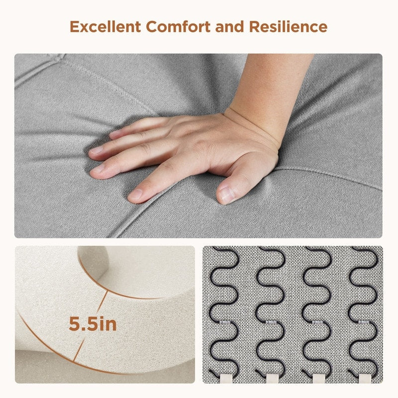 3-in-1 verstellbares Schlafsofa, ausziehbares Sesselsofa, umwandelbares Klappbett für das Wohnzimmer