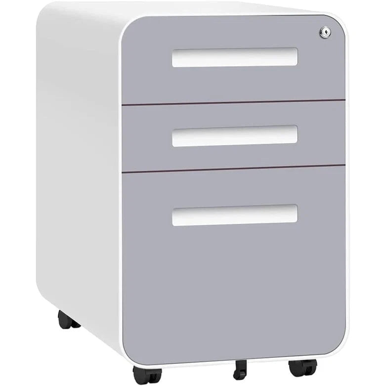 Rollcontainer/Standcontainer mit 3 Schubladen für das Home Office