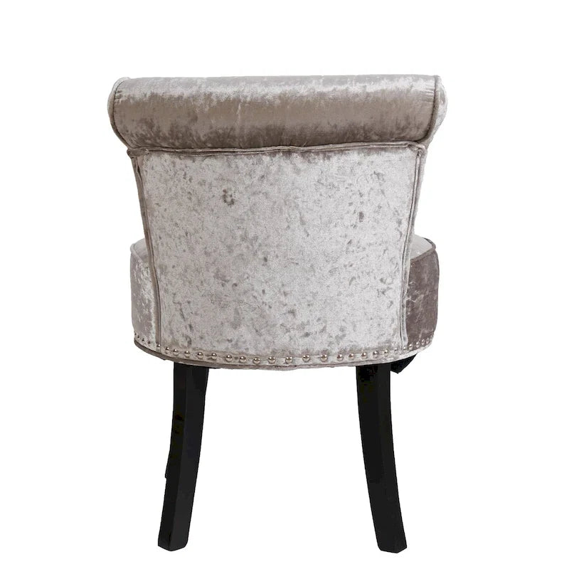 27,5 Hoher Waschtischhocker aus Massivholz – 27,5 H X 19 B X 11,8 T