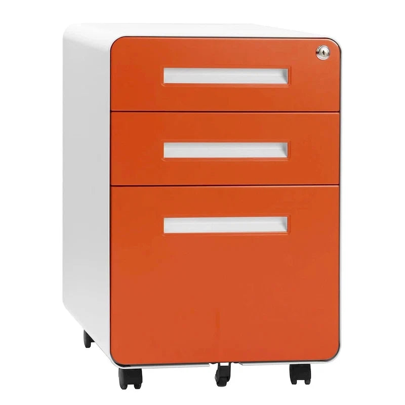 Rollcontainer/Standcontainer mit 3 Schubladen für das Home Office