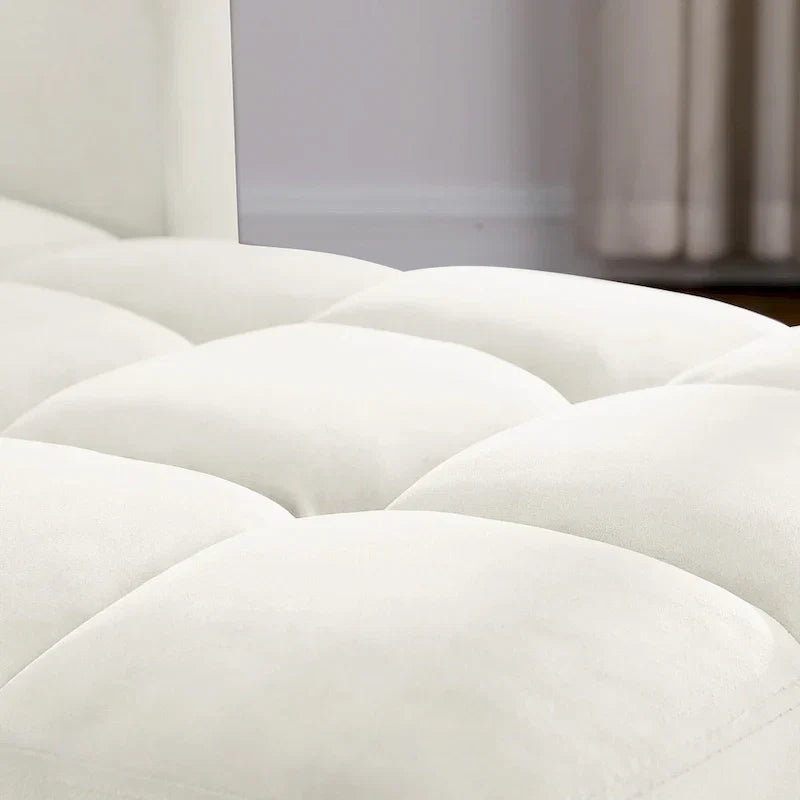 3-in-1 Schlafsofa Loungesessel, Schwarz