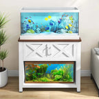 Aquarium-Unterschrank 40–50 Gallonen, Unterschrank für Fischtank mit Steckdosen