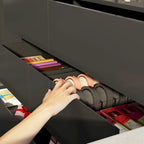 32,7H Drehbarer Kommode und Schreibtisch 6 Schubladen Kommode Schminktisch Weiß/Schwarz