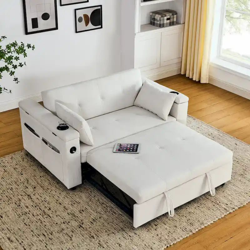 54 Ausziehbares Schlafsofa Doppelsofa Relaxsofa