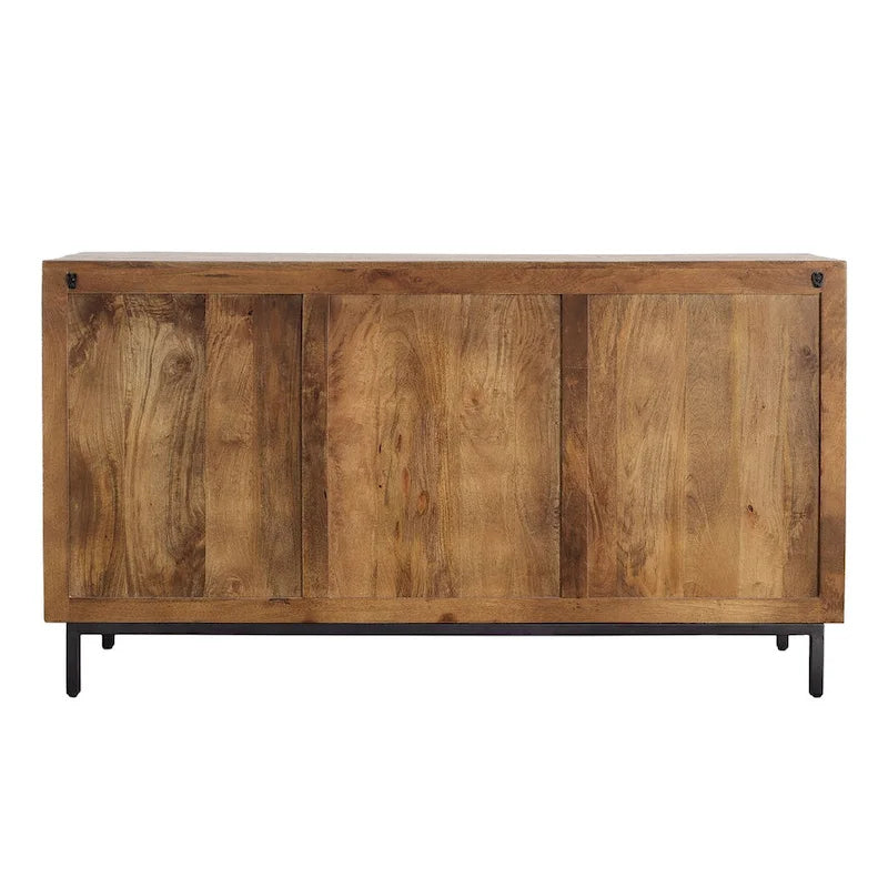 63 cm breites Sideboard mit 2 Schubladen, Braun
