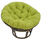 42 Zoll Papasan-Sessel aus Rattan mit Twill-Kissen