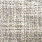 3-Sitzer geschwungenes Sofa mit Kugel-Kissen, Leinenmischung Beige