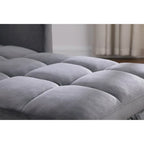 3-in-1 Schlafsofa Loungesessel, Schwarz