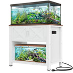 Aquarium-Unterschrank 40–50 Gallonen, Unterschrank für Fischtank mit Steckdosen