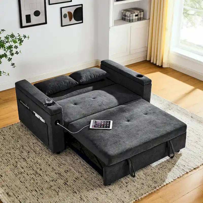 54 Ausziehbares Schlafsofa Doppelsofa Relaxsofa