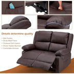 2-Sitzer-Liegesofa mit Wärme- und Massagefunktion