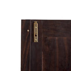 100 % Massivholz Flexibler Kleiderschrank mit Metall- oder Holzknäufen
