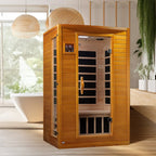 2-Personen Niedrig-EMF Ferninfrarot-Sauna, kanadisches Hemlockholz