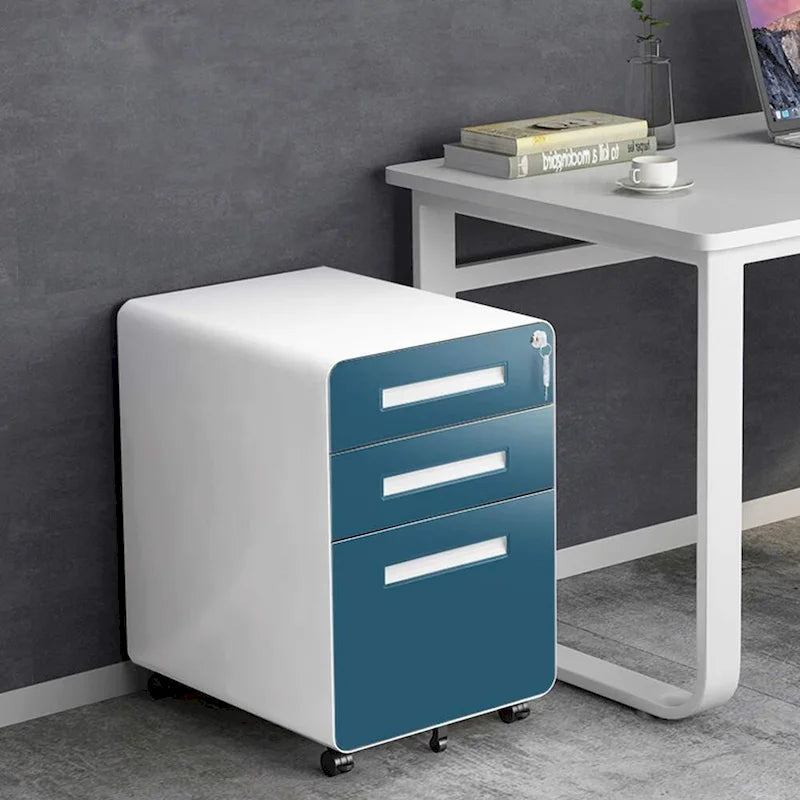 Rollcontainer/Standcontainer mit 3 Schubladen für das Home Office