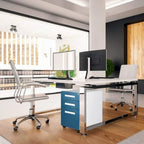 Rollcontainer/Standcontainer mit 3 Schubladen für das Home Office
