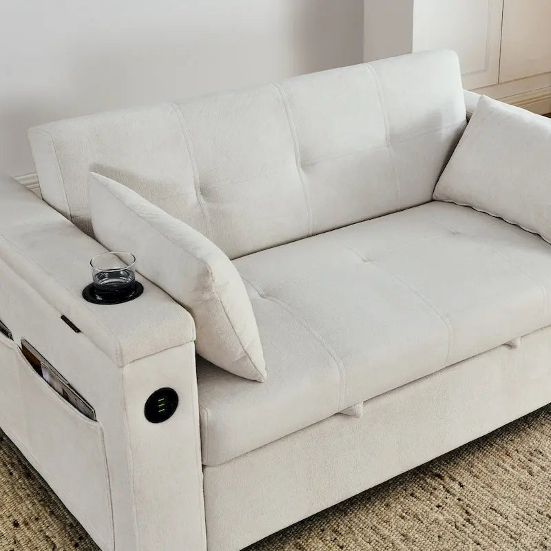 54 Ausziehbares Schlafsofa Doppelsofa Relaxsofa